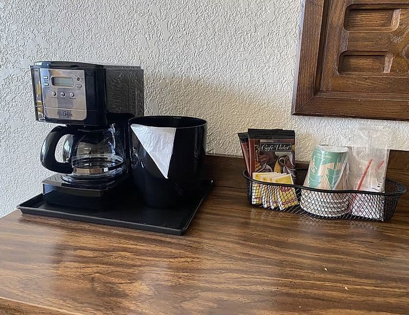 standard two queens coffee station