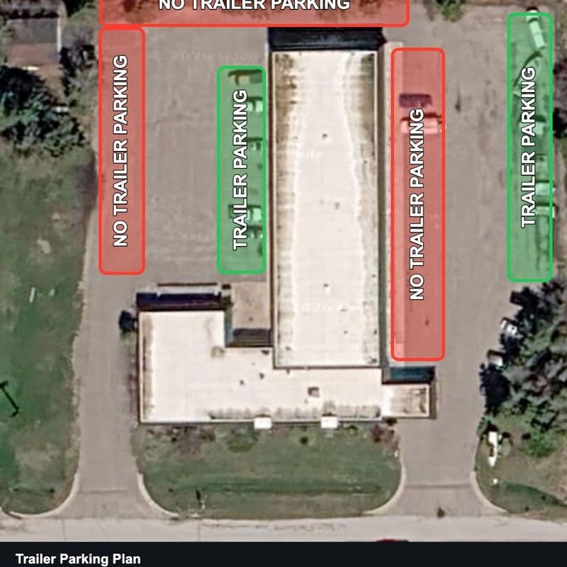 trailer parking map